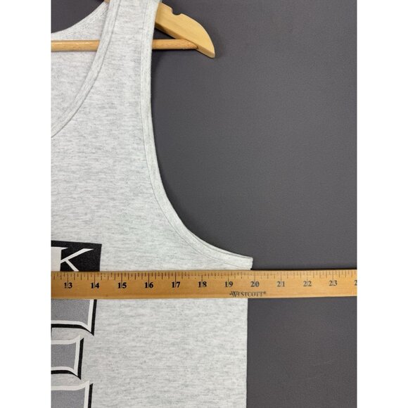 Vintage 1993 Labatt Brewing Kick Ice Beer Alcohol Tank Top Grey Shirt Logo Art - Picture 7 of 8